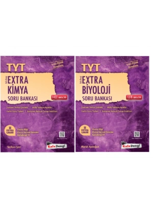 Kafa Dengi Yayınları TYT Kimya - Biyoloji Extra Soru Bankası