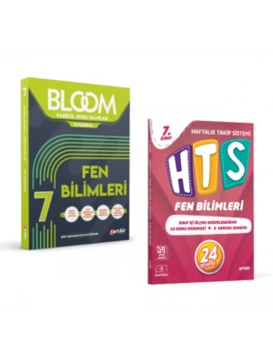 ARTIBİR YAYINLARI 7.SINIF FEN BİLİMLERİ BLOOM FASİKÜL SORU BANKASI - FEN BİLİMLERİ HAFTALIK TAKİP SİSTEMİ 24 DENEME