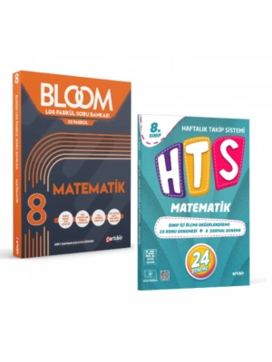 ARTIBİR YAYINLARI 8.SINIF LGS MATEMATİK BLOOM FASİKÜL SORU BANKASI - MATEMATİK HAFTALIK TAKİP SİSTEMİ 24 DENEME