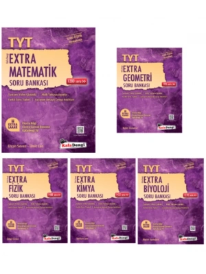 Kafa Dengi Yayınları TYT Sayısal Set Matematik - Geometri - Fizik - Kimya - Biyoloji Extra Soru Bankası