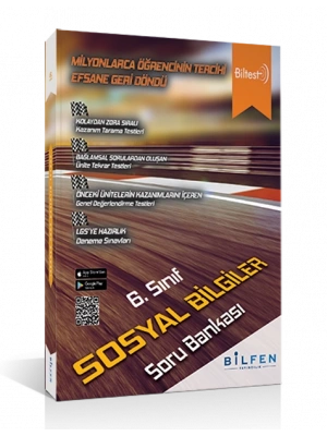 BİLFEN YAYINCILIK 6.SINIF BİLTEST SOSYAL BİLGİLER SORU BANKASI