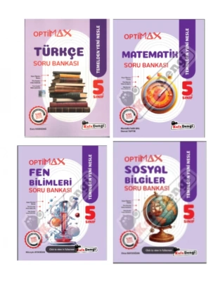 Kafa Dengi Yayınları 5. Optimax Türkçe + Matematik + Fen + Sosyal Soru Bankası