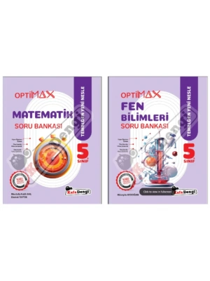 Kafa Dengi Yayınları 5. Optimax  Matematik - Fen Bilimleri - Soru Bankası