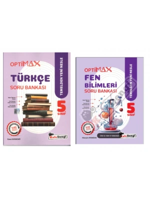 Kafa Dengi Yayınları 5. Optimax Türkçe - Fen Bilimleri - Soru Bankası