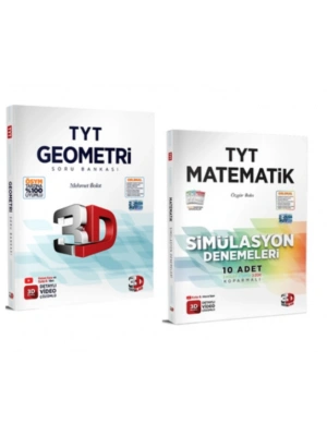 3D YAYINLARI TYT GEOMETRİ SORU BANKASI - TYT MATEMATİK SİMÜLASYON DENEME