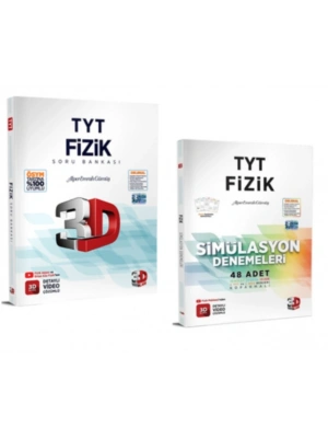 3D YAYINLARI TYT FİZİK SORU BANKASI - TYT FİZİK SİMÜLASYON DENEME
