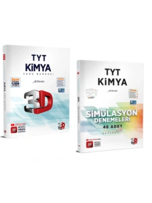 3D YAYINLARI TYT KİMYA SORU BANKASI - TYT KİMYA SİMÜLASYON DENEME