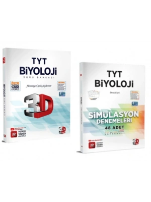 3D YAYINLARI TYT BİYOLOJİ SORU BANKASI - TYT BİYOLOJİ SİMÜLASYON DENEME