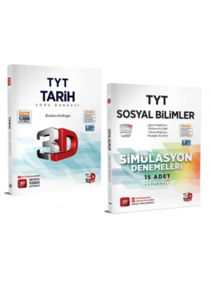 3D YAYINLARI TYT TARİH SORU BANKASI - TYT SOSYAL BİLİMLER SİMÜLASYON DENEME