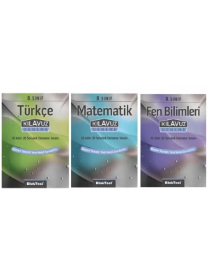 TUDEM YAYINLARI 8.SINIF LGS TÜRKÇE - MATEMATİK - FEN BİLİMLERİ 20 SORULUK 20 Lİ DENEME