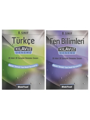 TUDEM YAYINLARI 8.SINIF LGS TÜRKÇE - FEN BİLİMLERİ 20 SORULUK 20 Lİ DENEME