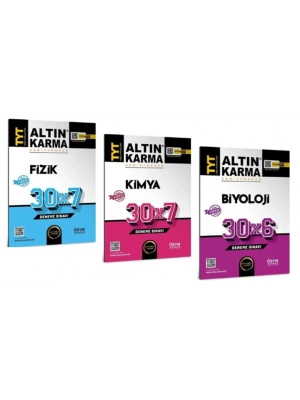 Altın Karma Yayınları TYT Fizik Kimya Biyoloji Denemeleri