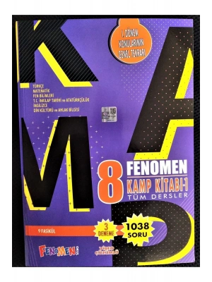FENOMEN YAYINLARI 8. Sınıf Fenomen Tüm Dersler Kamp Kitabı-1