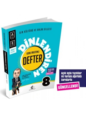 ARI YAYINCILIK 8. Sınıf Dinlendiren Defter (Eker Test)