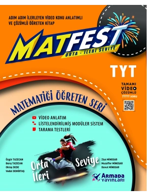 Armada Yayınları TYT MATFEST Matematik İleri Orta Seviye