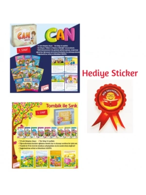 GİZEMLİ BAHÇE 1.SINIF CAN SERİSİ 10LU HİKAYE - TOMBİK İLE SIRIK 10LU HİKAYE SETİ