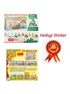 GİZEMLİ BAHÇE 1.SINIF PÜSKÜL GERİ DÖNÜŞÜMÜ ANLATIYOR 10LU HİKAYE - TOMBİK İLE SIRIK 10LU HİKAYE SETİ