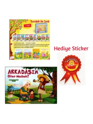 GİZEMLİ BAHÇE 1.SINIF TOMBİK İLE SIRIK 10LU HİKAYE - ARKADAŞIM OLURMUSUN 10LU HİKAYE SETİ