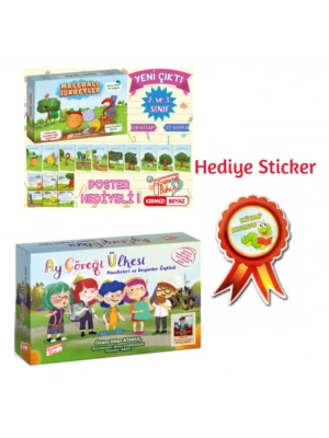 GİZEMLİ BAHÇE 2.SINIF MACERACI İŞARETLER 10LU HİKAYE -AY ÇÖREĞİ ÜLKESİNDE ATASÖZLERİ VE DEYİMLER 10LU HİKAYE SETİ