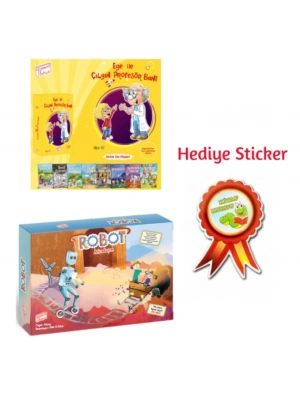 GİZEMLİ BAHÇE 2.SINIF EGE İLE ÇILGIN PROFESÖR BANİ HİKAYE SETİ - ROBOT ARKADAŞIM 10LU HİKAYE SETİ