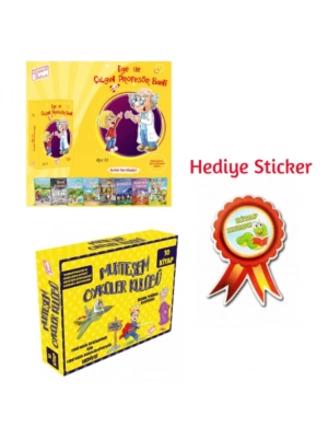 GİZEMLİ BAHÇE 2.SINIF EGE İLE ÇILGIN PROFESÖR BANİ HİKAYE SETİ - MUHTEŞEM ÖYKÜLER KULUBÜ 10LU HİKAYE SETİ