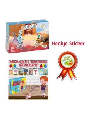 GİZEMLİ BAHÇE 2.SINIF ROBOT ARKADAŞIM 10LU HİKAYE - MERAKLI ÜŞENGEÇ ŞERBET 10LU HİKAYE SETİ