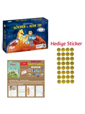 GİZEMLİ BAHÇE 3.SINIF GÖKMEN ve ALTIN TAY 10LU HİKAYE - BİZİM SINIF TÜRKİYEYİ GEZİYOR 10LU HİKAYE SETİ