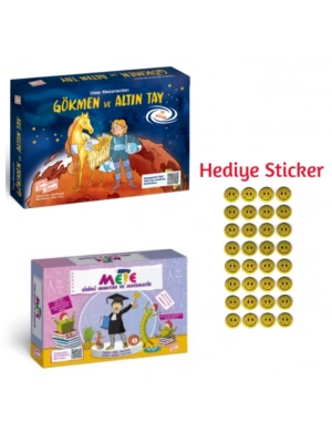 GİZEMLİ BAHÇE 3.SINIF GÖKMEN ve ALTIN TAY 10LU HİKAYE - SİHİRLİ ANAHTAR VE METE MATİK 10LU HİKAYE SETİ