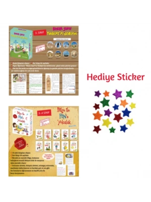 GİZEMLİ BAHÇE 3.SINIF BİZİM SINIF TÜRKİYEYİ GEZİYOR - BİLGE İLE FENE YOLCULUK 10LU HİKAYE SETİ