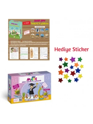 GİZEMLİ BAHÇE 3.SINIF BİZİM SINIF TÜRKİYEYİ GEZİYOR -SİHİRLİ ANAHTAR ve METE MATİK 10LU HİKAYE SETİ