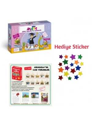 GİZEMLİ BAHÇE 3.SINIF SİHİRLİ ANAHTAR ve METE MATİK - ANADOLUYA CAN VERENLER 10LU HİKAYE SETİ