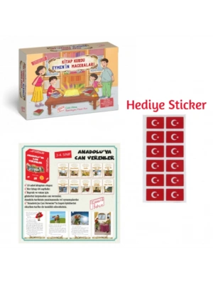 GİZEMLİ BAHÇE 4.SINIF KİTAP KURDU EYMENİN MACERALARI 10LU HİKAYE - ANADOLUYA CAN VERENLER 10LU HİKAYE SETİ