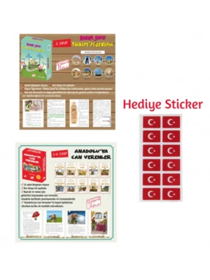 GİZEMLİ BAHÇE 3.SINIF BİZİM SINIF TÜRKİYEYİ GEZİYOR - ANADOLUYA CAN VERENLER 10LU HİKAYE SETİ