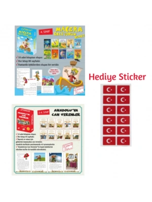 GİZEMLİ BAHÇE 4.SINIF MACERA GELİYORUM DEMEZ 10LU HİKAYE - ANADOLUYA CAN VERENLER 10LU HİKAYE SETİ