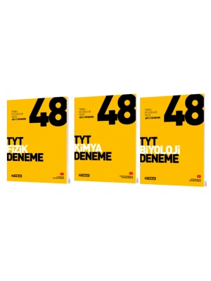 HIZ YAYINLARI TYT FİZİK - KİMYA - BİYOLOJİ 48Lİ DENEME