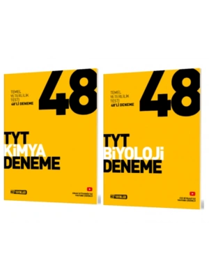 HIZ YAYINLARI TYT KİMYA - BİYOLOJİ 48Lİ DENEME