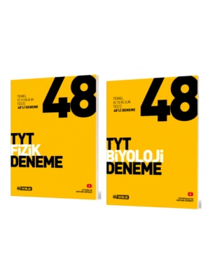 HIZ YAYINLARI TYT FİZİK - BİYOLOJİ 48Lİ DENEME