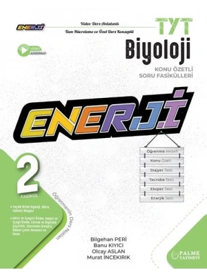 PALME YAYINEVİ Enerji Tyt Biyoloji 2 Konu Özetli Soru Fasikülleri