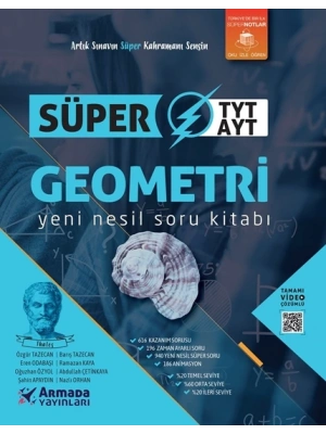 ARMADA YAYINLARI SÜPER TYT-AYT GEOMETRİ YENİ NESİL SORU KİTABI