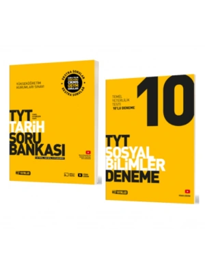 HIZ YAYINLARI TYT TARİH SORU BANKASI + 10 LU SOSYAL BİLİMLER DENEME