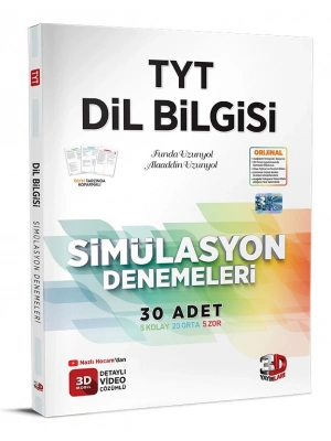 3D YAYINLARI TYT 3D Simülasyon Dilbilgisi Denemeleri