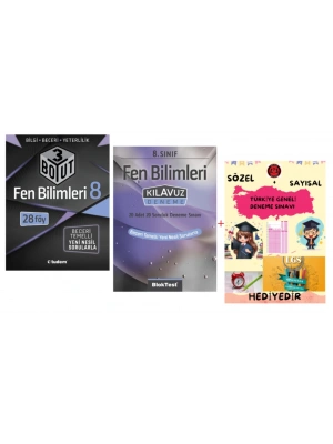 TUDEM YAYINLARI LGS FEN BİLİMLERİ 3 BOYUT BECERİ TEMELLİ SORU BANKASI - FEN BİLİMLERİ KLAVUZ DENEME - HEDİYE