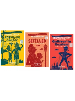 100 TEMEL ESER ROBİNSON CRUSOE - SEFİLLER - GULLİVERİN GEZİLERİ - KISALTILMIŞ METİN