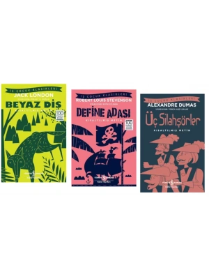 100 TEMEL ESER BEYAZ DİŞ- DEFİNE ADASI - ÜÇ SİLAHŞÖRLER - KISALTILMIŞ METİN