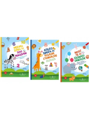 OKUL ÖNCESİ MERAKLI ZEBRA İLE SAYI MACERAM - ACELECİ ZÜRAFA İLE KAVRAM ETKİNLİKLERİ - MUCİT FİL İLE EĞLENCELİ DENEYLER (3 - 4 YAŞ)