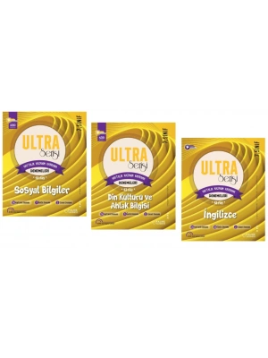 PALME YAYINLARI 7.SINIF SOSYAL BİLGİLER - DİN - İNGİLİZCE KAZANIM KAVRAMA DENEME SETİ