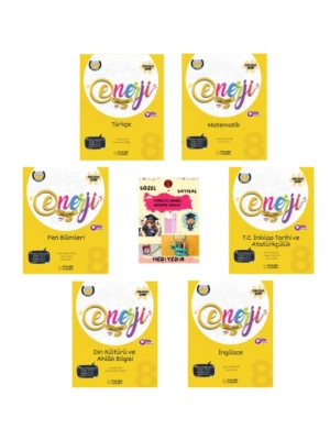 PALME YAYINLARI 8.SINIF LGS TÜRKÇE - MATEMATİK - FEN BİLİMLERİ - T.C İNKILAP TARİHİ - DİN - İNGİLİZCE SORU KİTABI