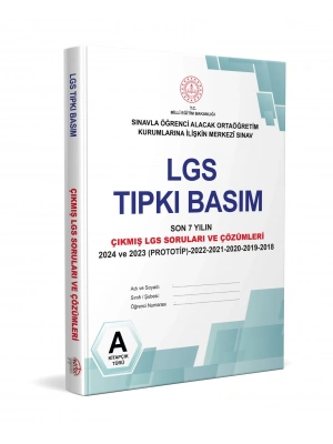 Editör Yayınları LGS Tıpkı Basım Çıkmış Sorular ve Çözümleri