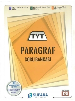 Supara Yayınları TYT Paragraf Soru Bankası