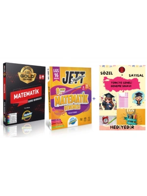ÜNLÜLER KARMASI 8. SINIF GOLD MATEMATİK SORU BANKASI + DENEME